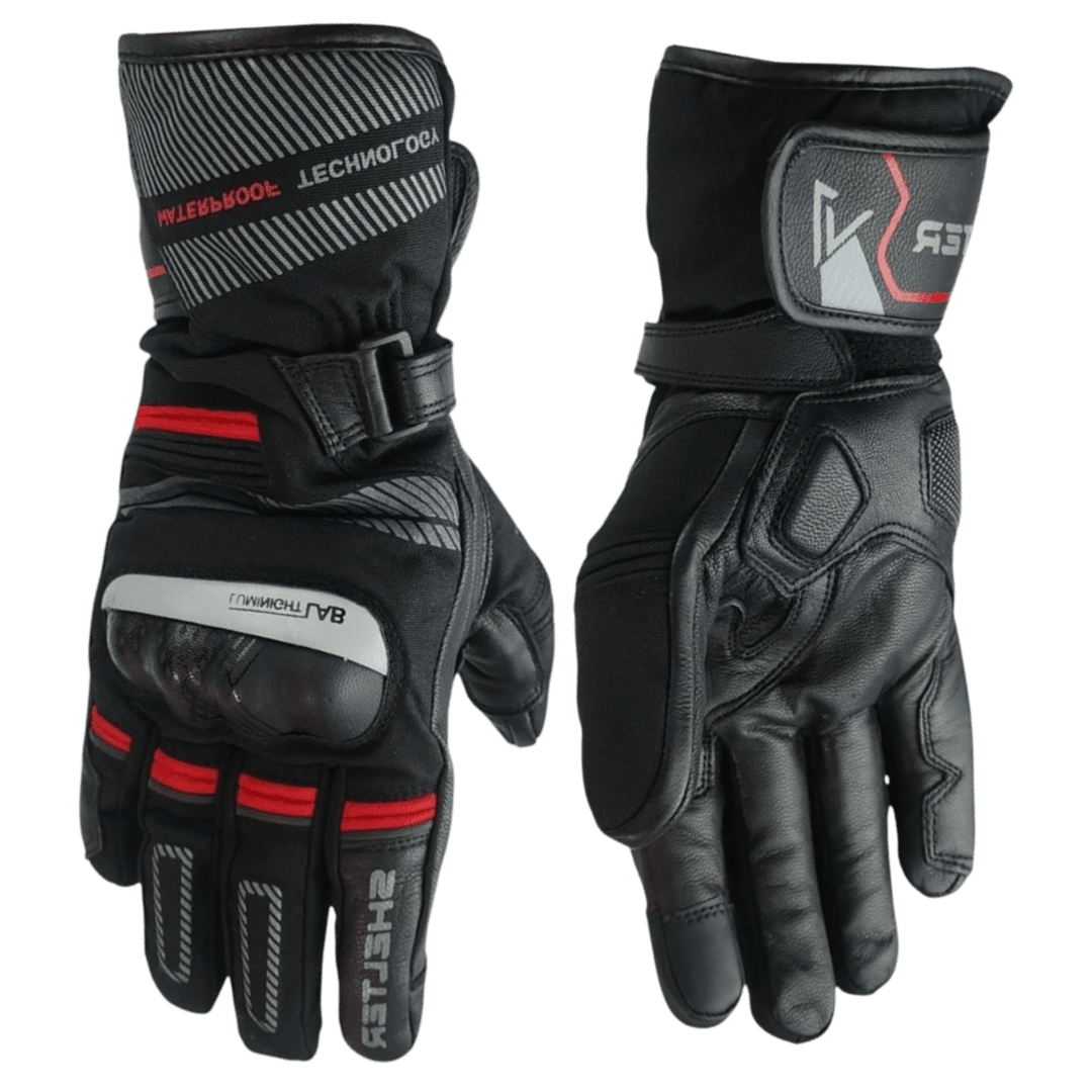 GUANTES SHELTER BELIZE BLACK RED1