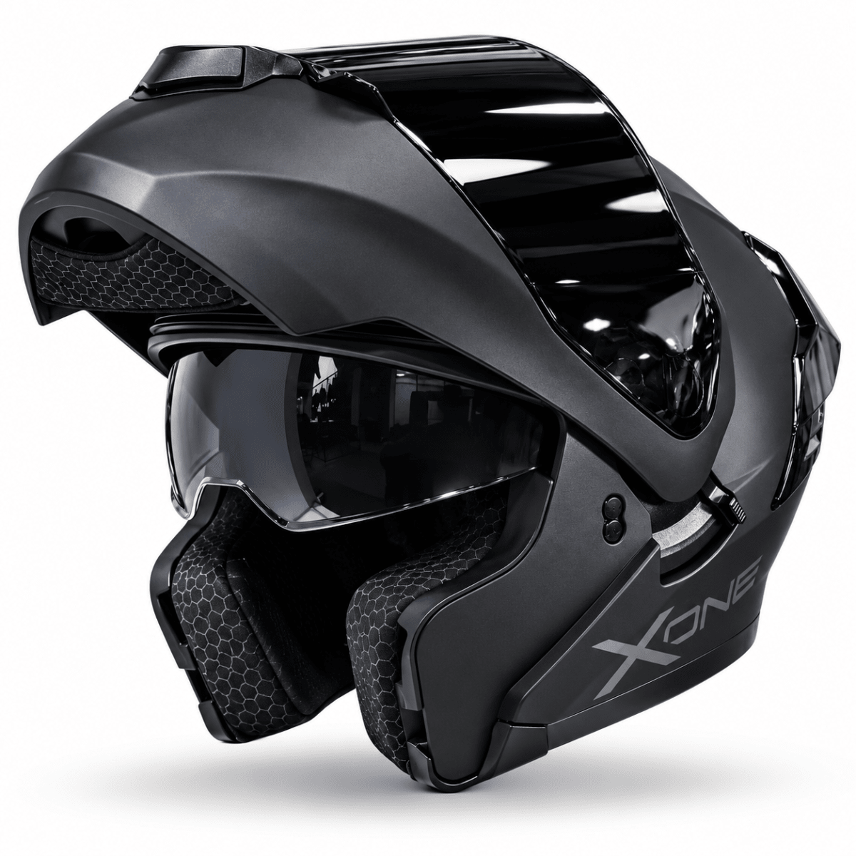 CASCO ABATIBLE XONE 3000RS BIG TYPE SOLID BLACK TOTAL BLACK4