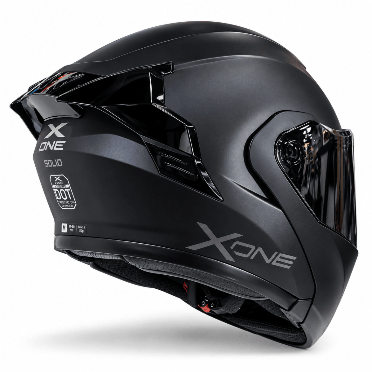 CASCO ABATIBLE XONE 3000RS BIG TYPE SOLID BLACK TOTAL BLACK5