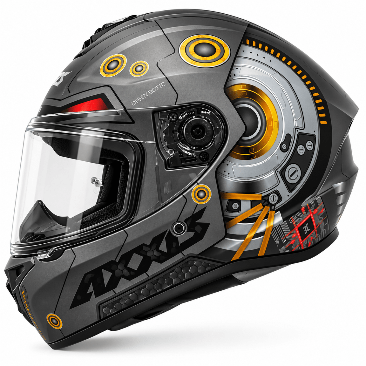 CASCO AXXIS DRAKEN S BIONIC A2 TITANIUM MATTE GRAY3