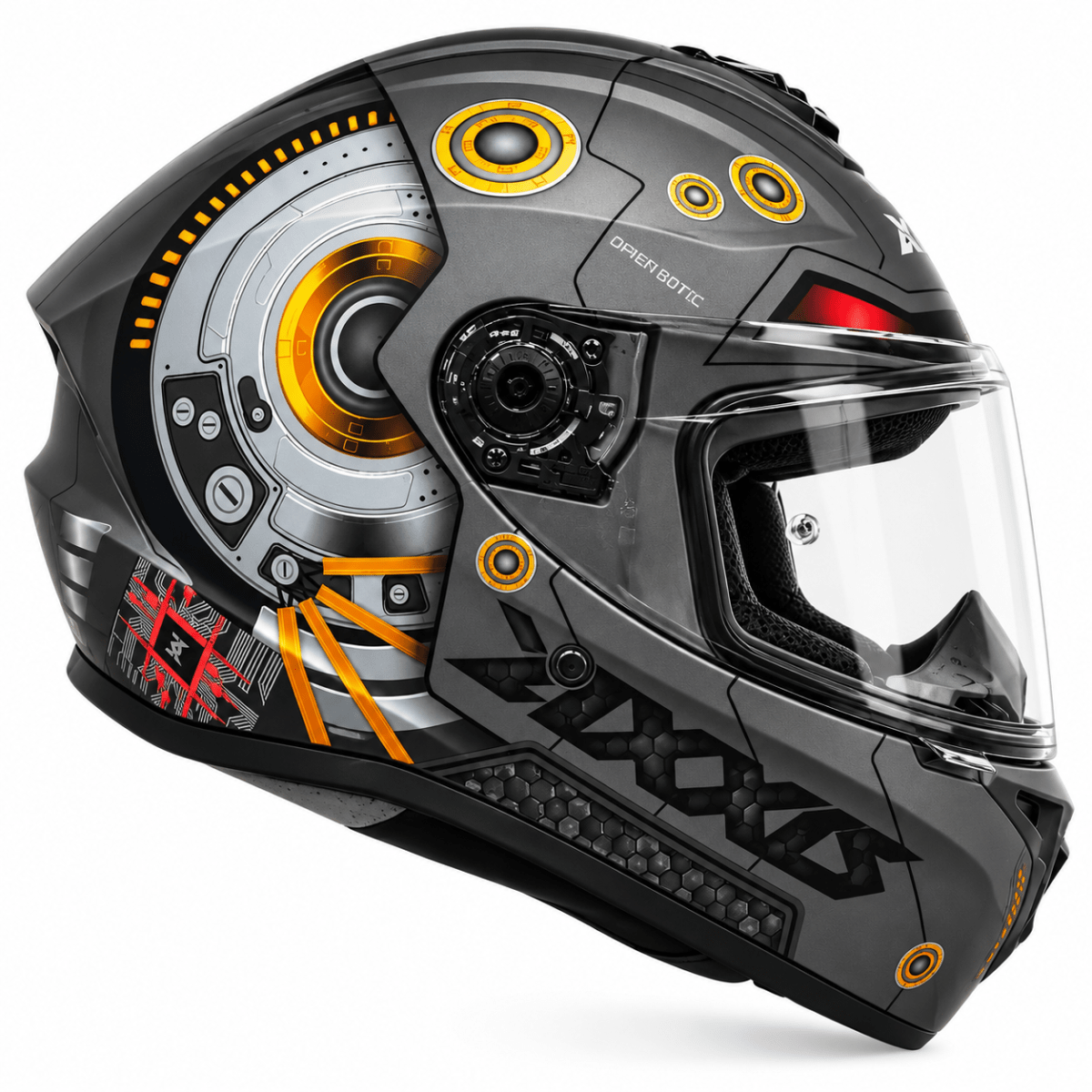 CASCO AXXIS DRAKEN S BIONIC A2 TITANIUM MATTE GRAY4
