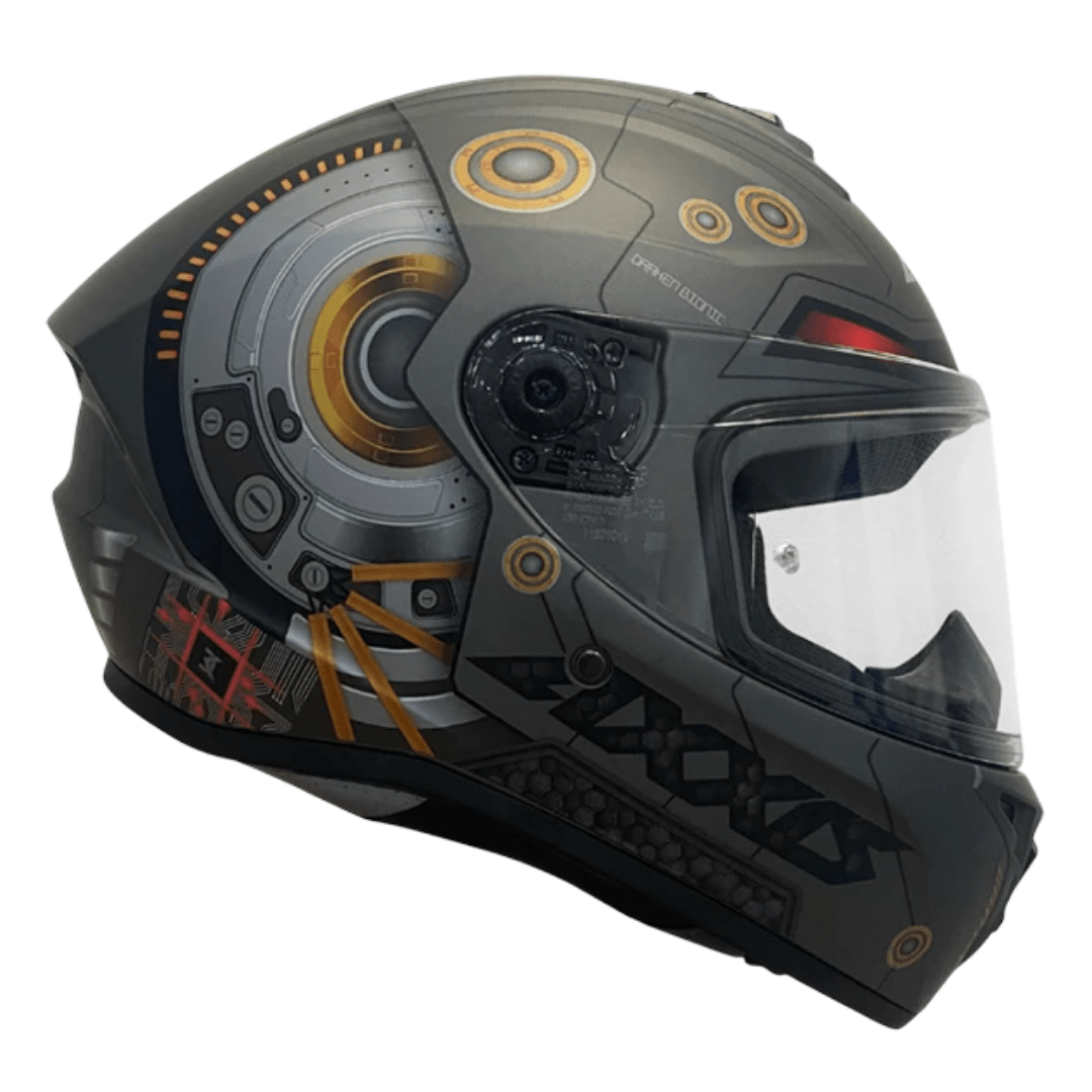 CASCO AXXIS DRAKEN S BIONIC A2 TITANIUM MATTE GRAY2