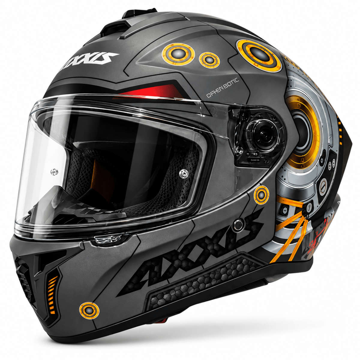 CASCO AXXIS DRAKEN S BIONIC A2 TITANIUM MATTE GRAY1