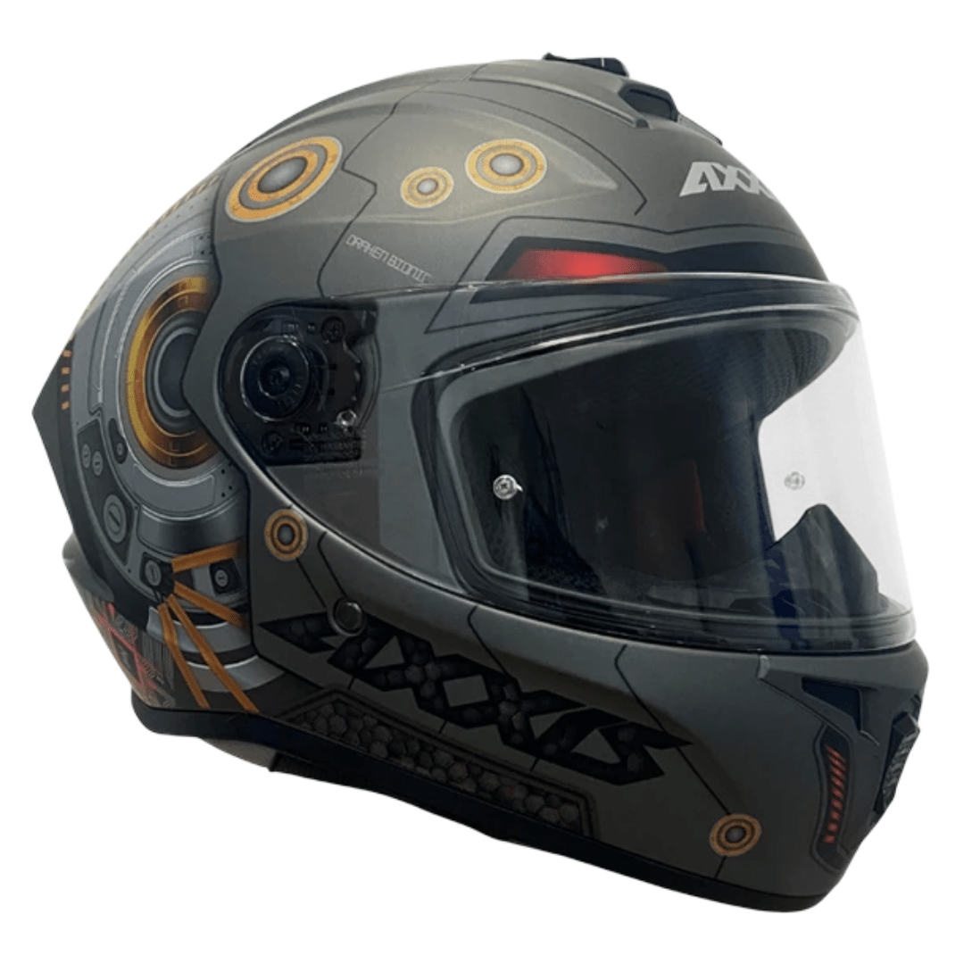 CASCO AXXIS DRAKEN S BIONIC A2 TITANIUM MATTE GRAY4