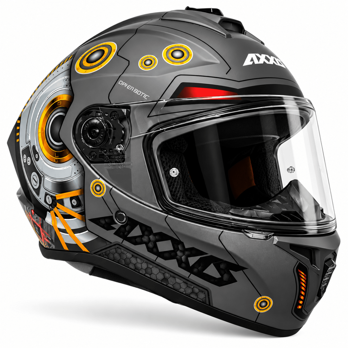 CASCO AXXIS DRAKEN S BIONIC A2 TITANIUM MATTE GRAY2