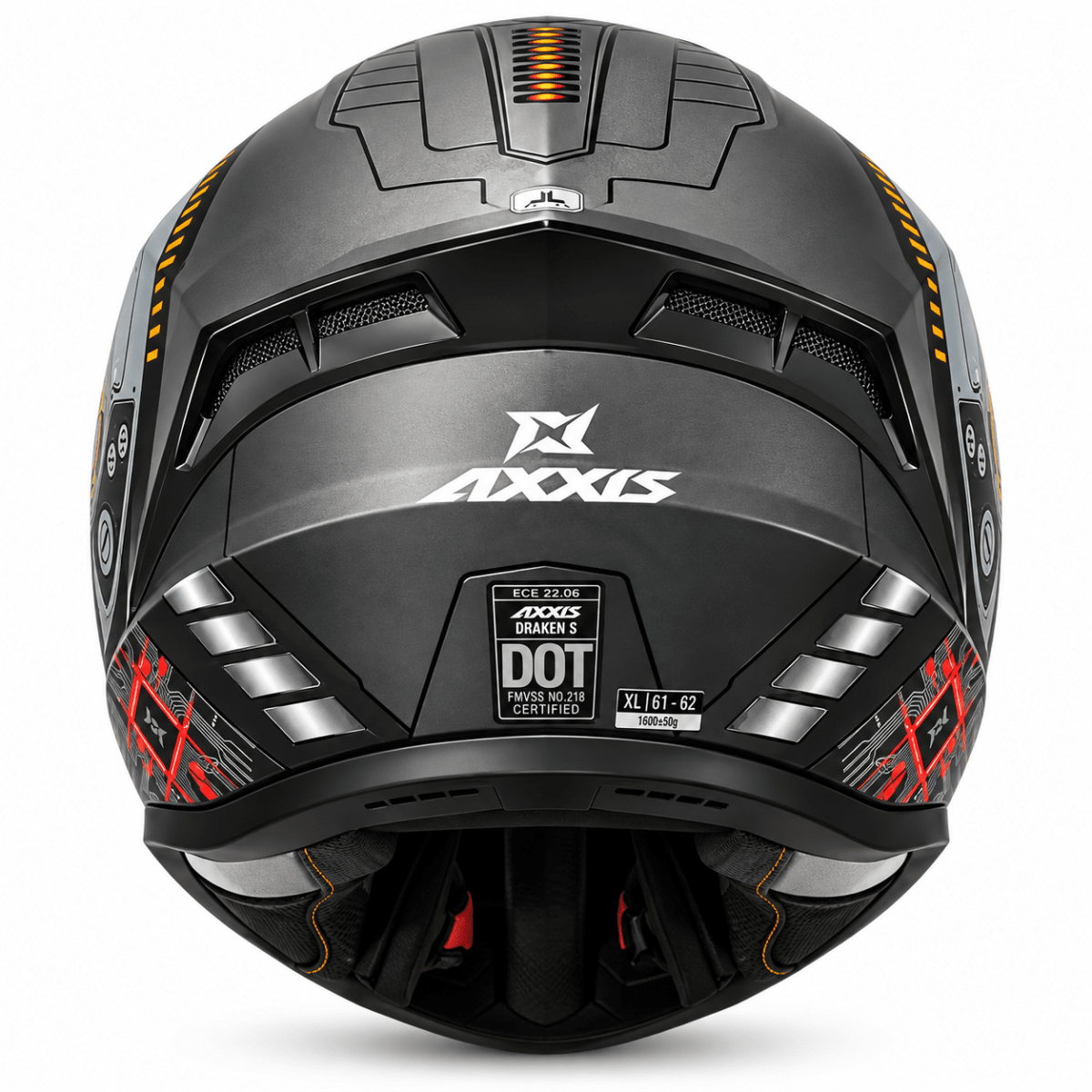 CASCO AXXIS DRAKEN S BIONIC A2 TITANIUM MATTE GRAY6