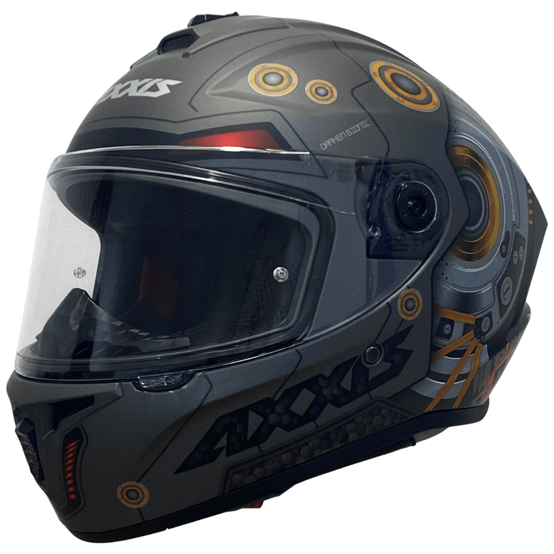 CASCO AXXIS DRAKEN S BIONIC A2 TITANIUM MATTE GRAY3