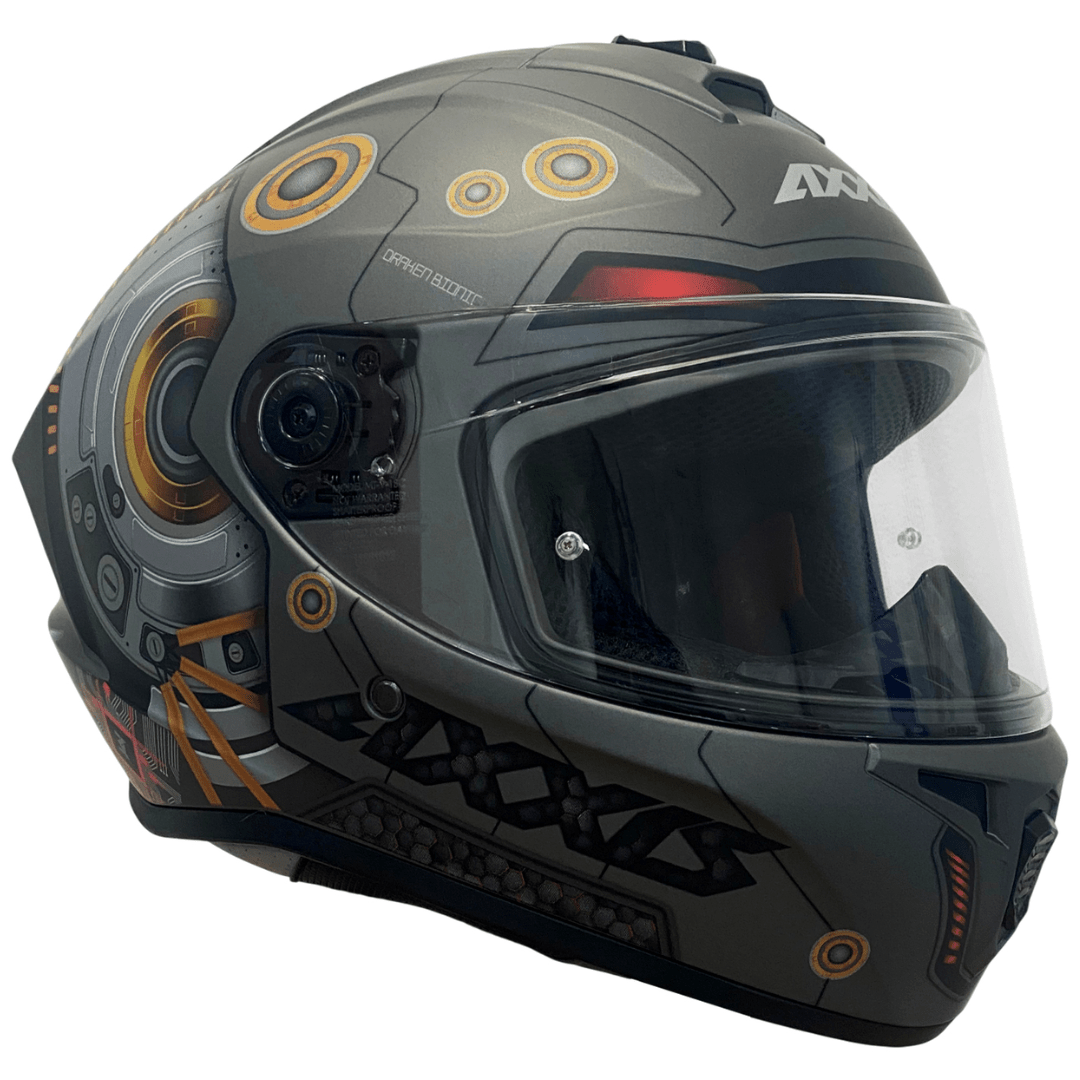 CASCO AXXIS DRAKEN S BIONIC A2 TITANIUM MATTE GRAY4