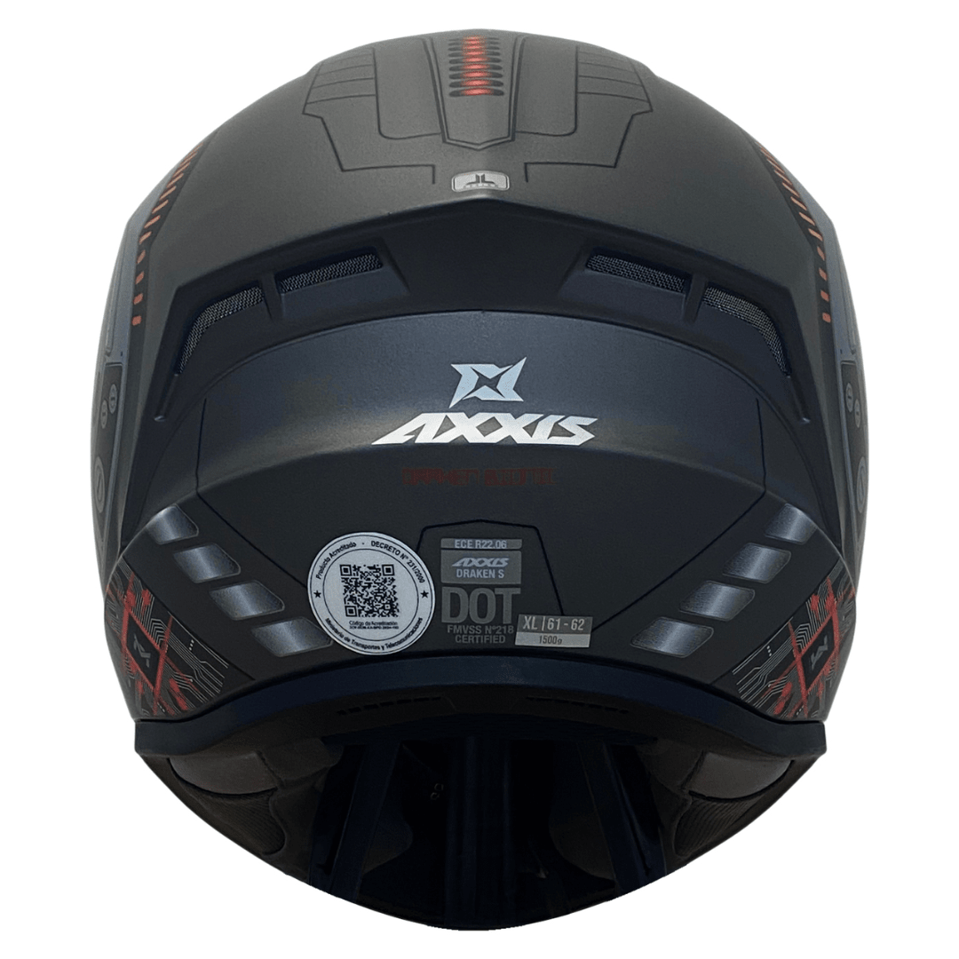 CASCO AXXIS DRAKEN S BIONIC A2 TITANIUM MATTE GRAY5