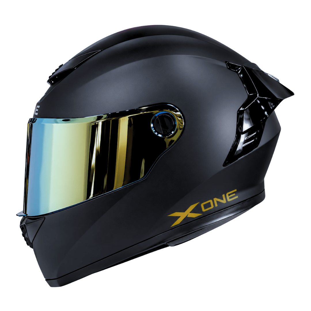 CASCO XONE 500RS BIG TYPE SOLID BLACK GOLD1