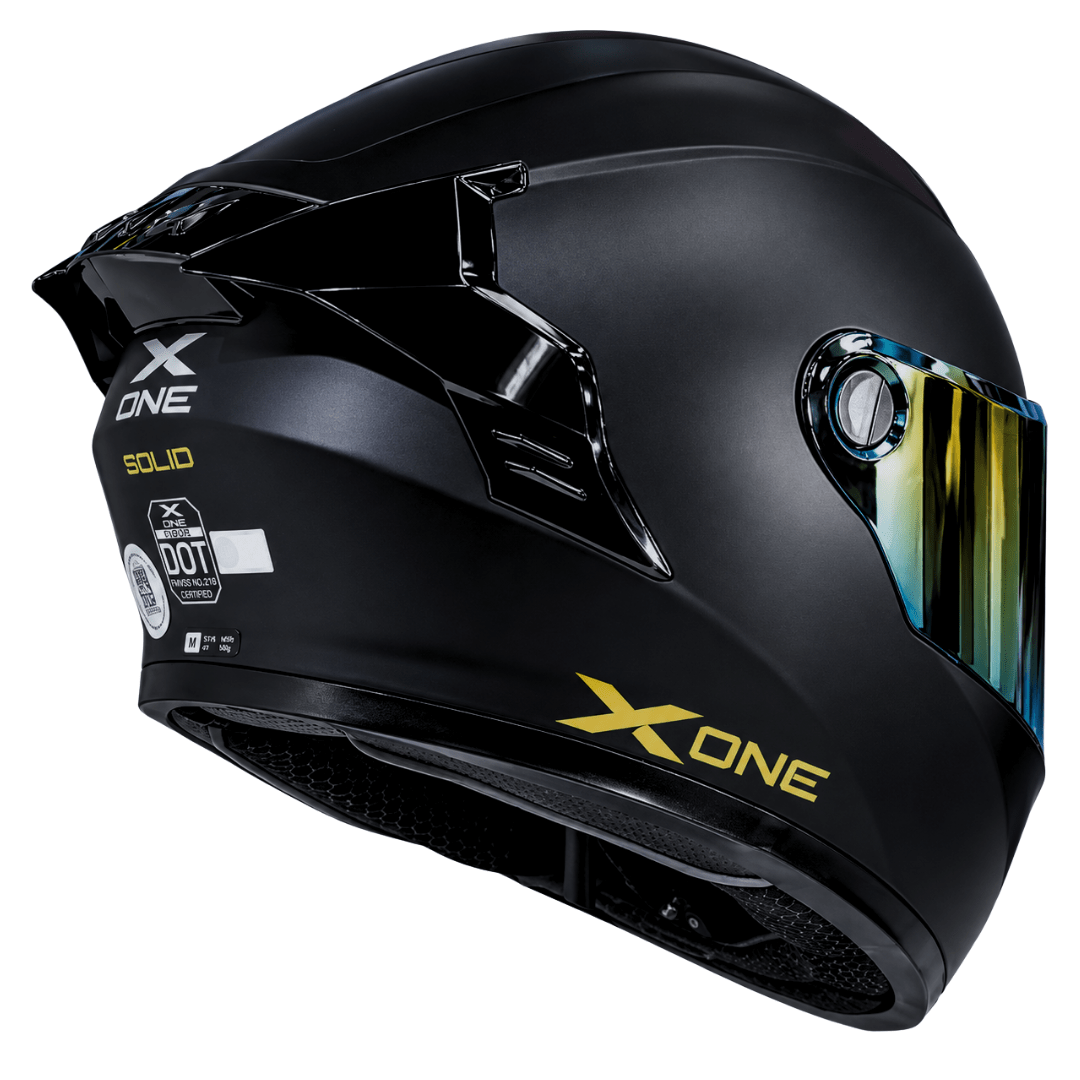 CASCO XONE 500RS BIG TYPE SOLID BLACK GOLD3