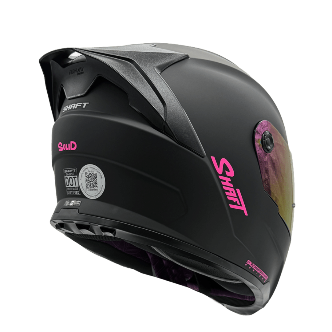 CASCO SHAFT 502 EVO SOLID BLACK PINK4