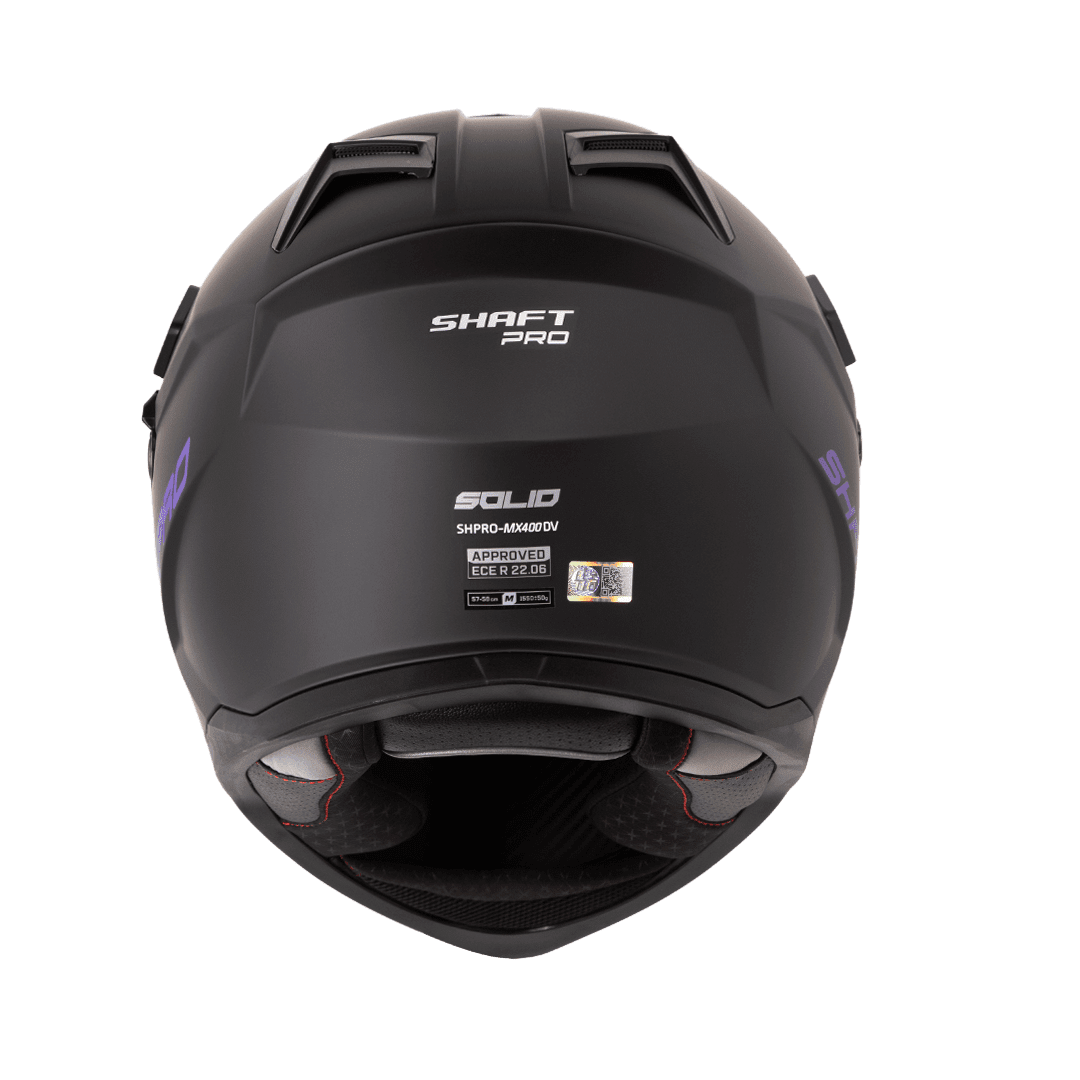 CASCO MULTIPROPOSITO SHAFT MX400 DV SOLID BLACK PURPLE3