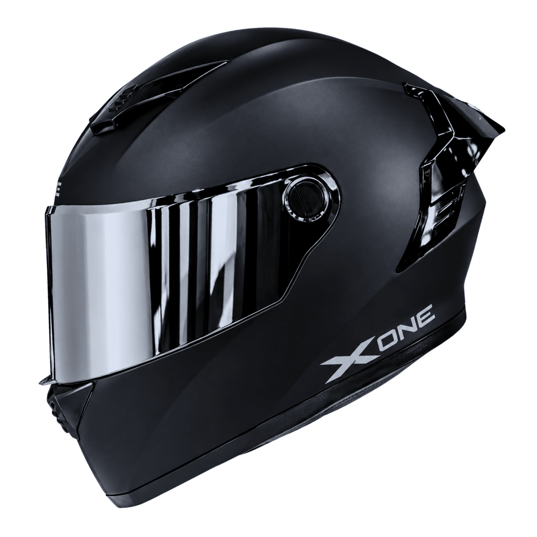 CASCO XONE 500RS BIG TYPE SOLID BLACK SILVER1