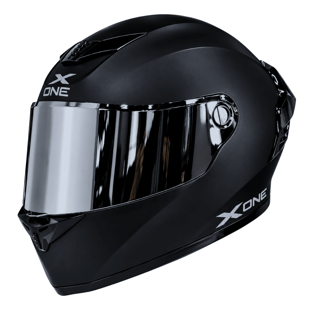 CASCO XONE 500RS BIG TYPE SOLID BLACK SILVER2
