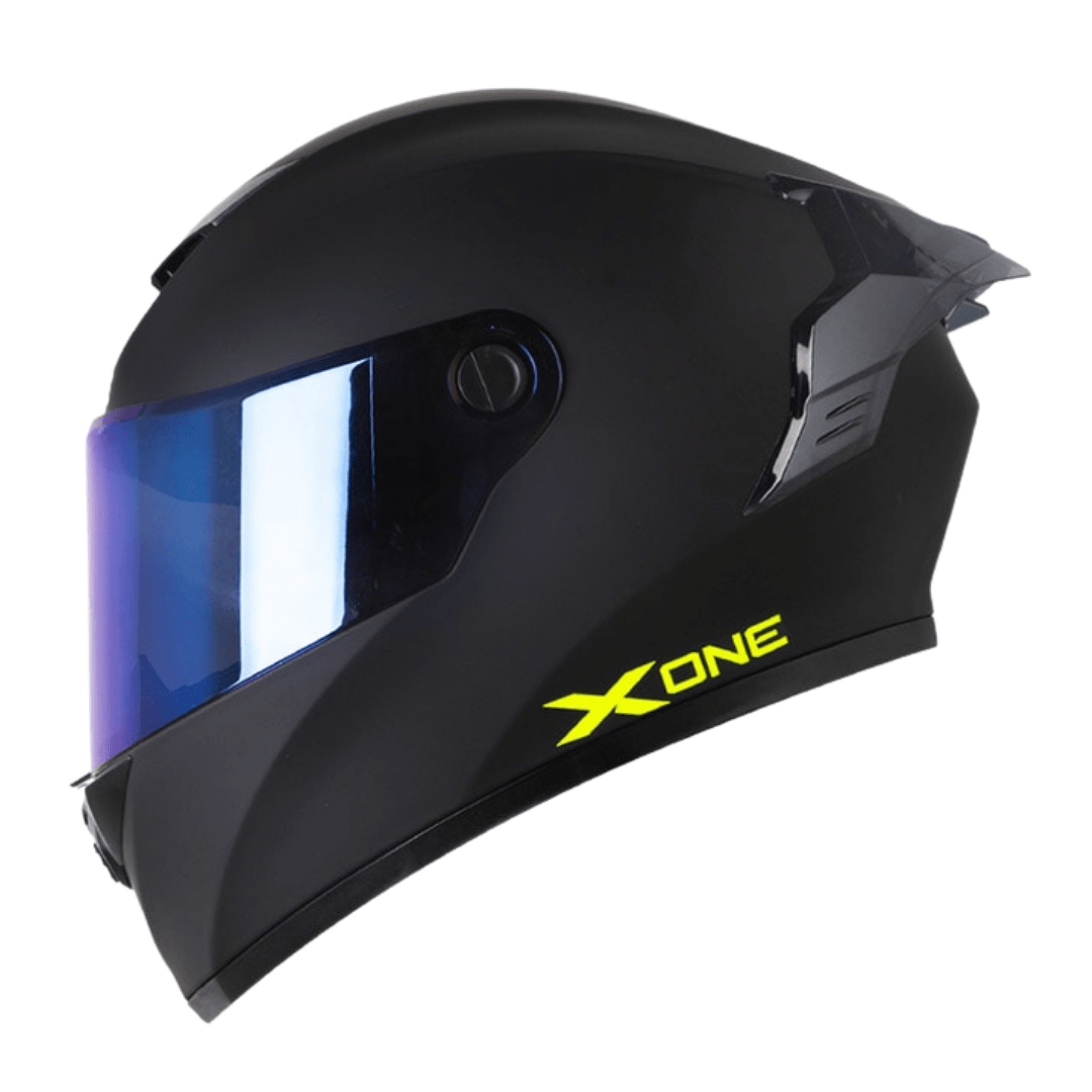 CASCO XONE 500 SOLID BLACK MATTE YELLOW1