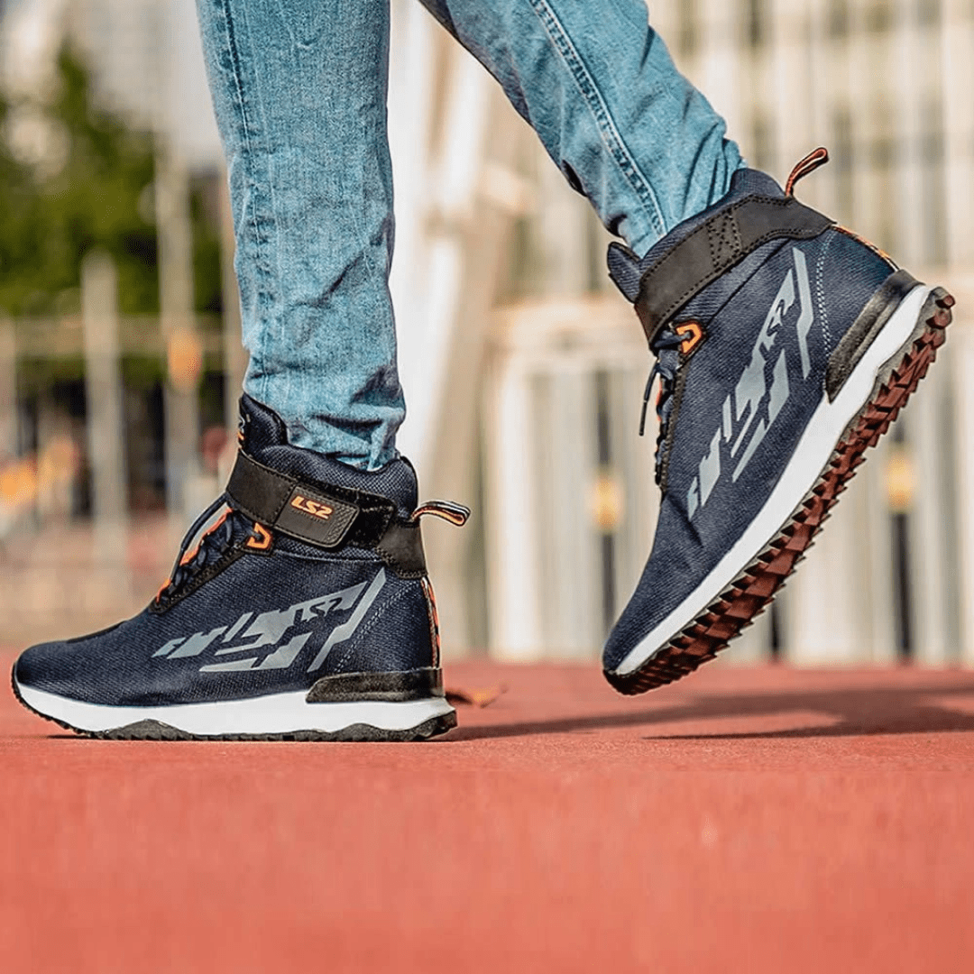 BOTAS LS2 ACRUX BLACK ORANGE9