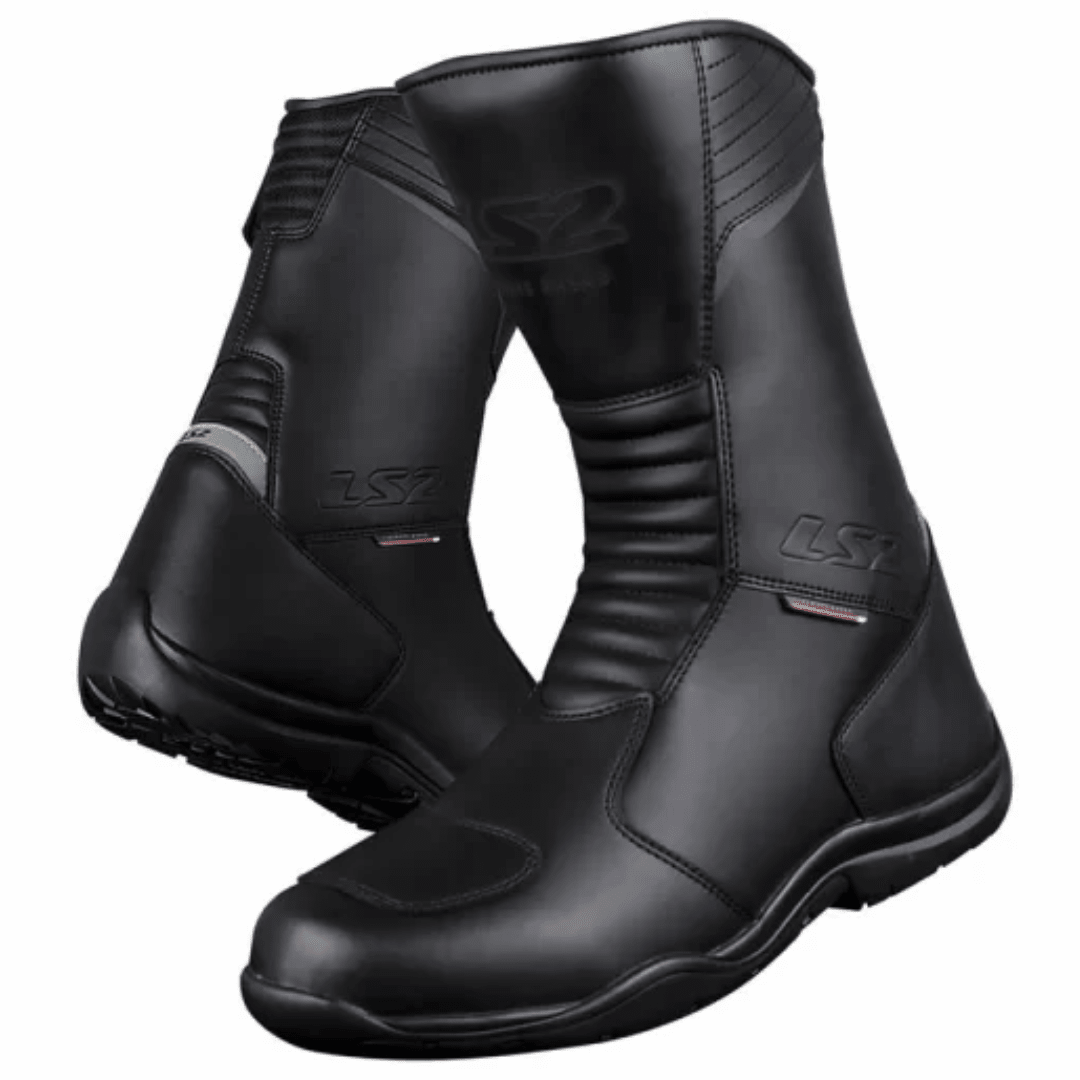 BOTAS LS2 URANO BLACK CAÑA MEDIA1