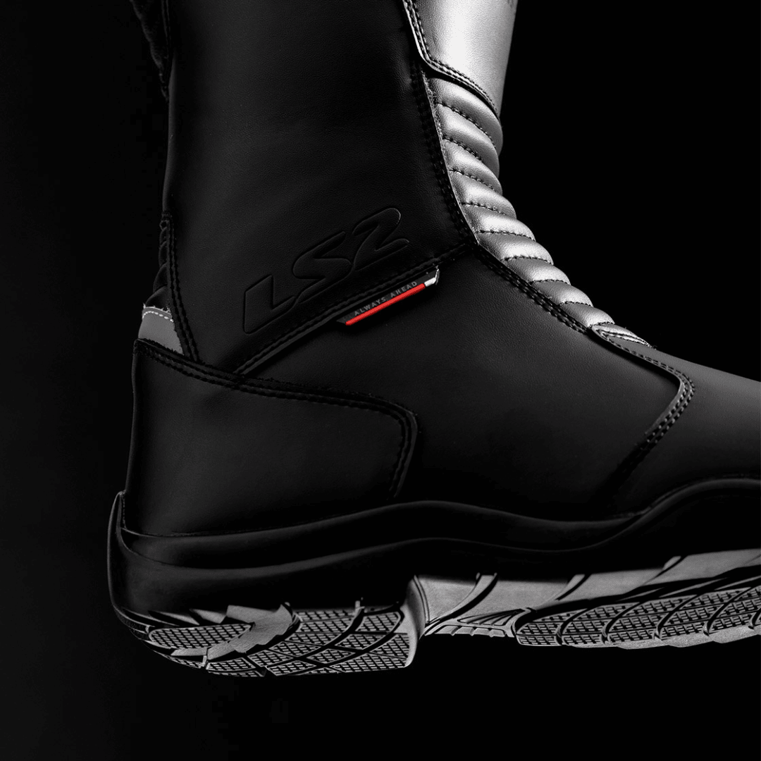 BOTAS LS2 URANO BLACK CAÑA MEDIA6