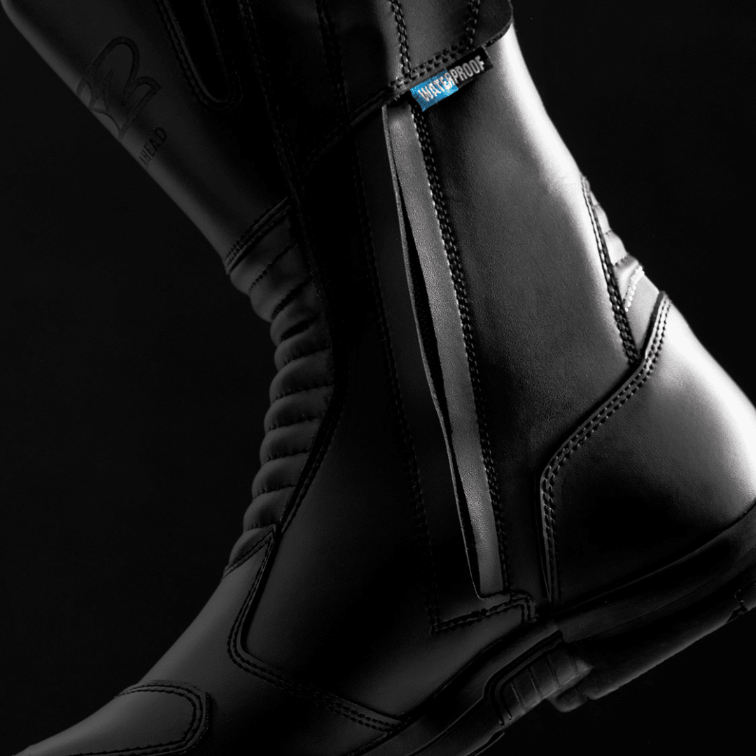 BOTAS LS2 URANO BLACK CAÑA MEDIA7