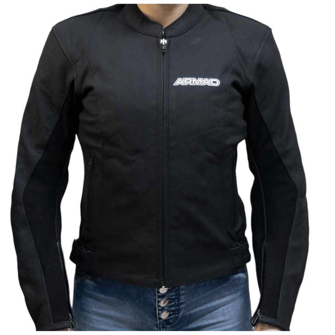 CHAQUETA ARMAD BRIGHT CUERO LADY BLACK1