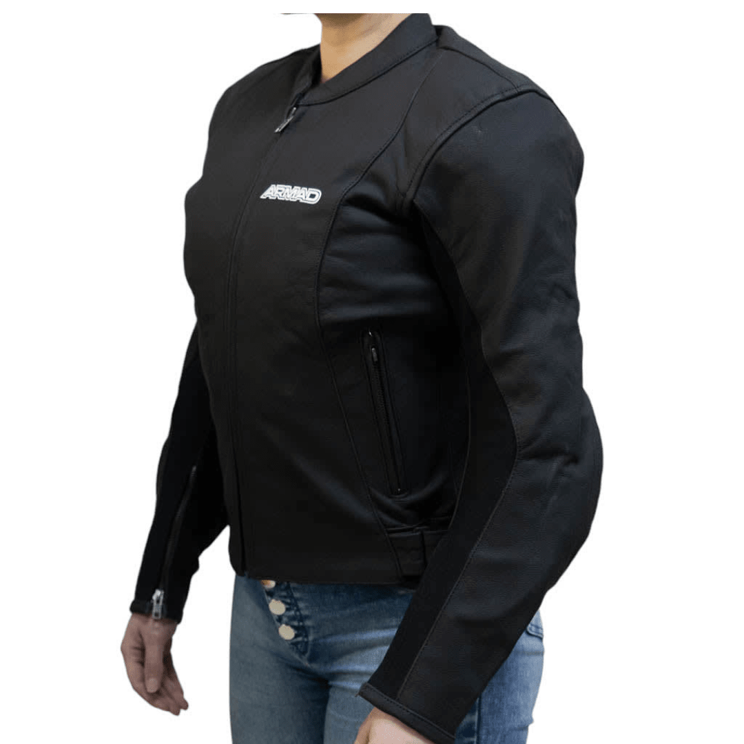 CHAQUETA ARMAD BRIGHT CUERO LADY BLACK2
