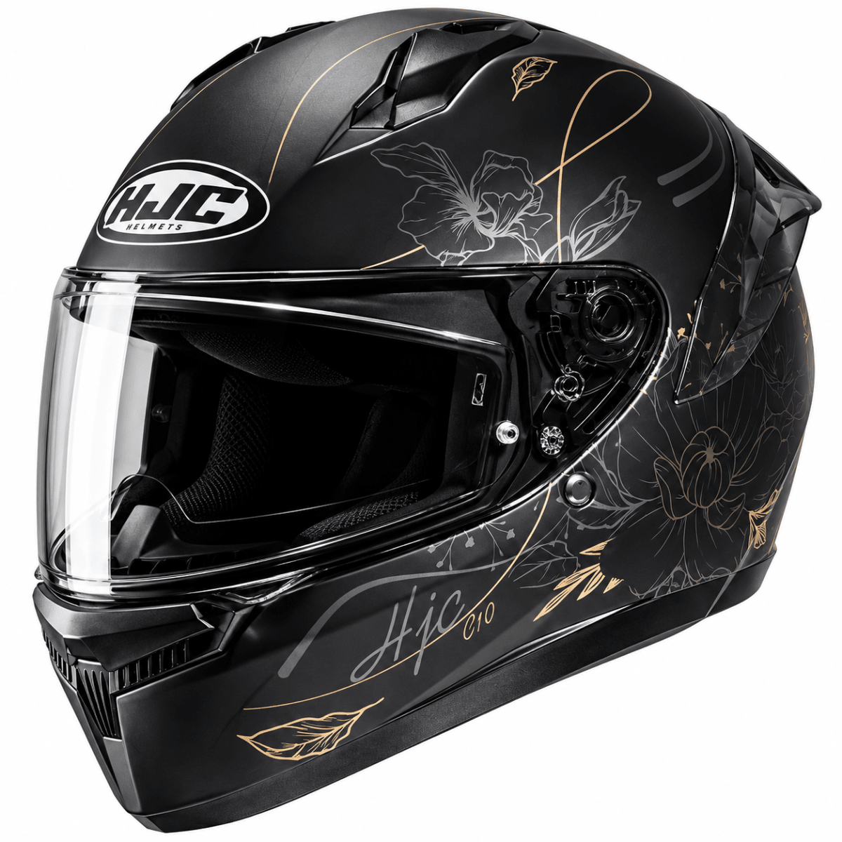 CASCO HJC C10 EPIK AERO BLACK GOLD1