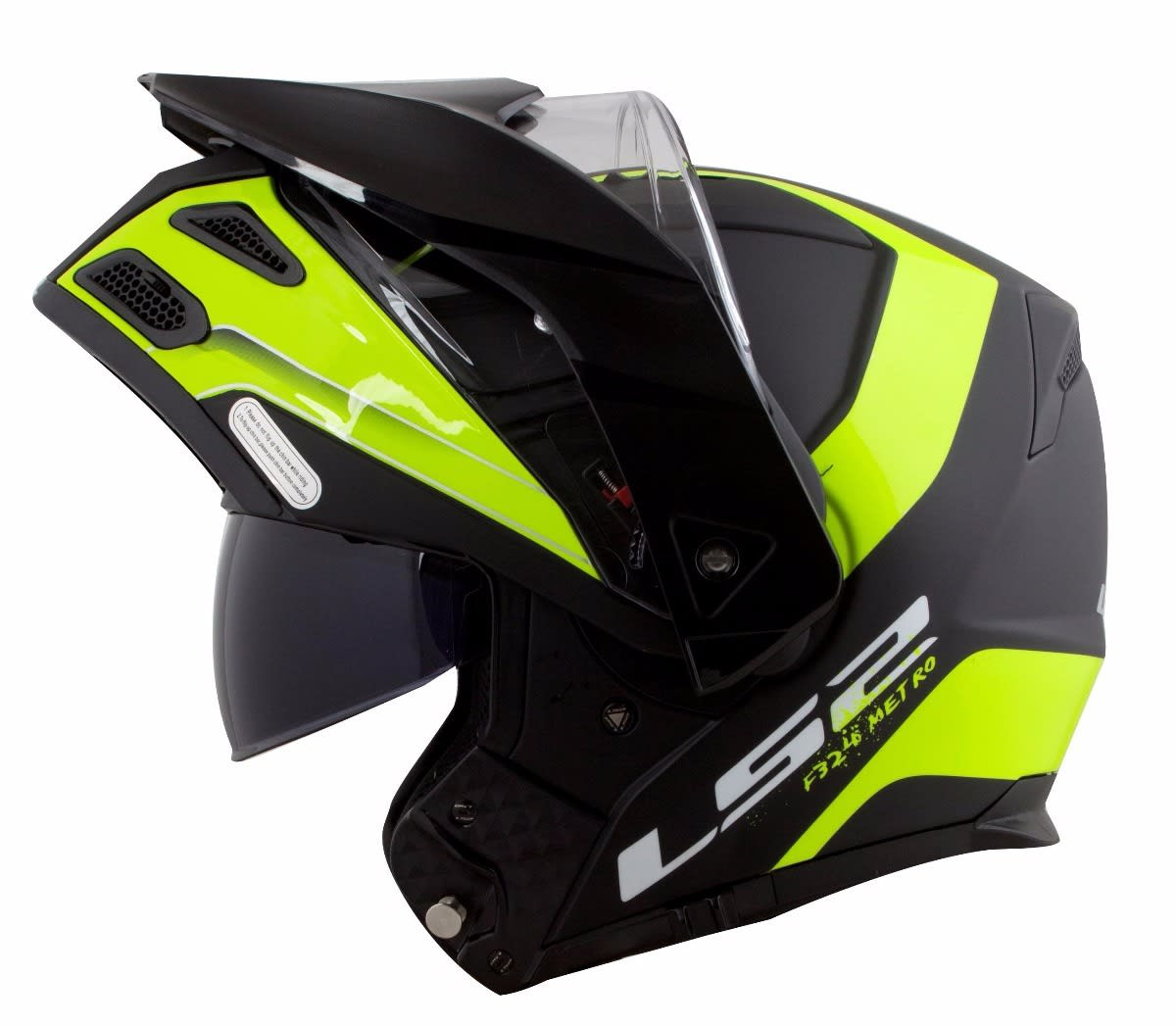 CASCO LS2 FF324 METRO EVO RAPID BLACK GREEN1