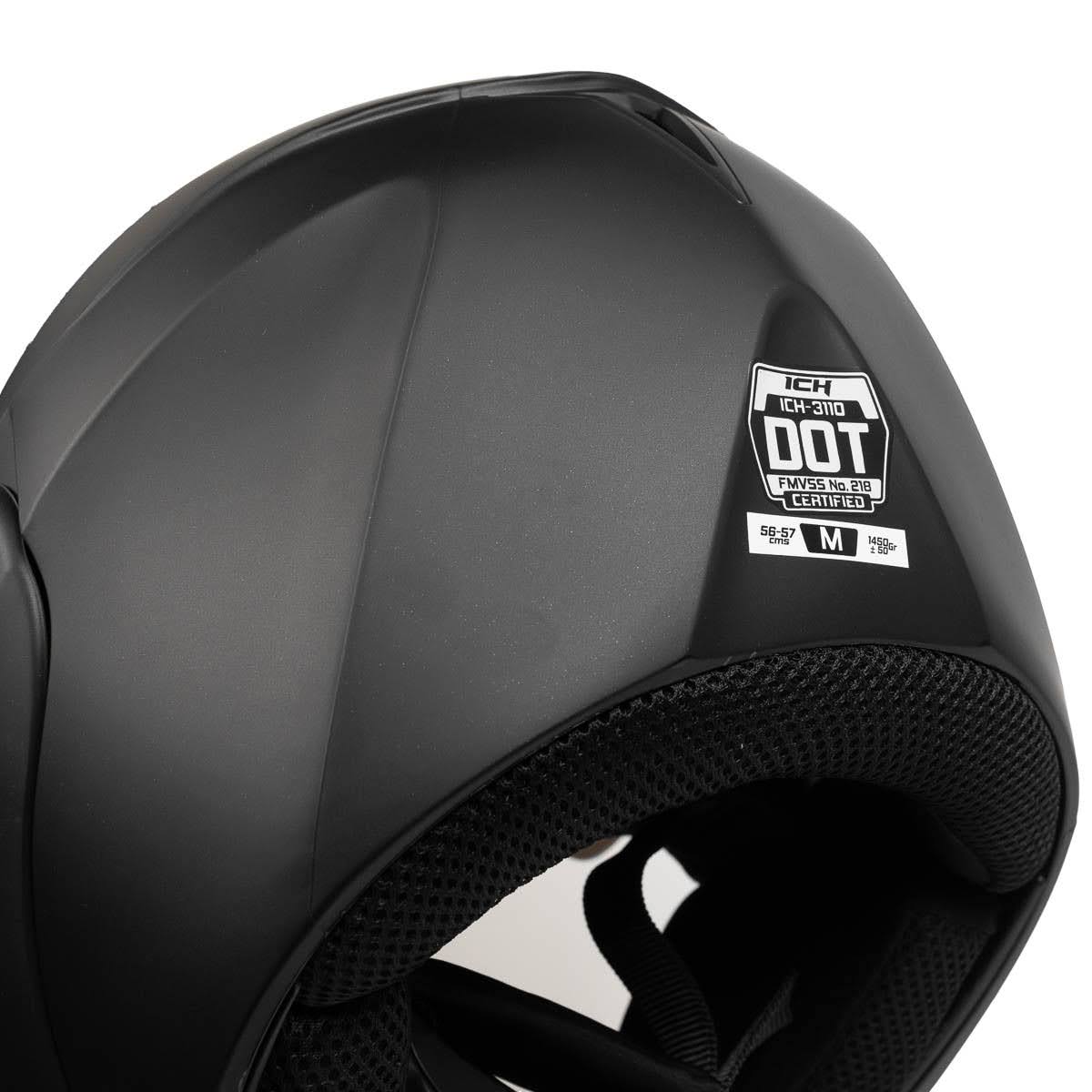 ICH 3110 ABATIBLE SOLID MATTE BLACK6