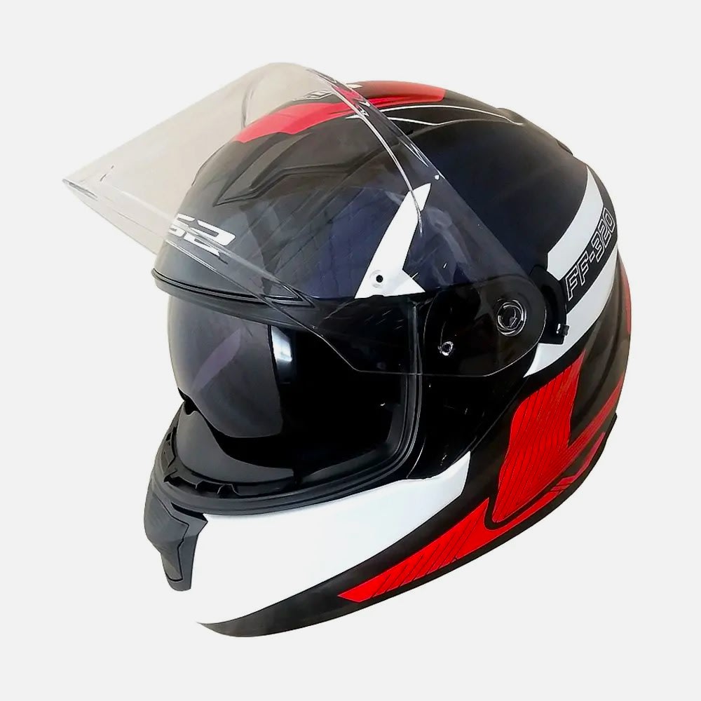 CASCO LS2 FF320 STREAM EVO EXO WHITE RED3