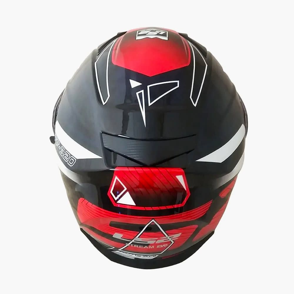 CASCO LS2 FF320 STREAM EVO EXO WHITE RED2