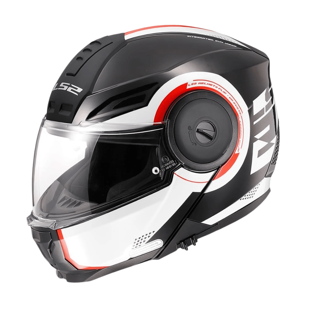 CASCO LS2 ABATIBLE FF902 SCOPE II ARCH WHITE RED1