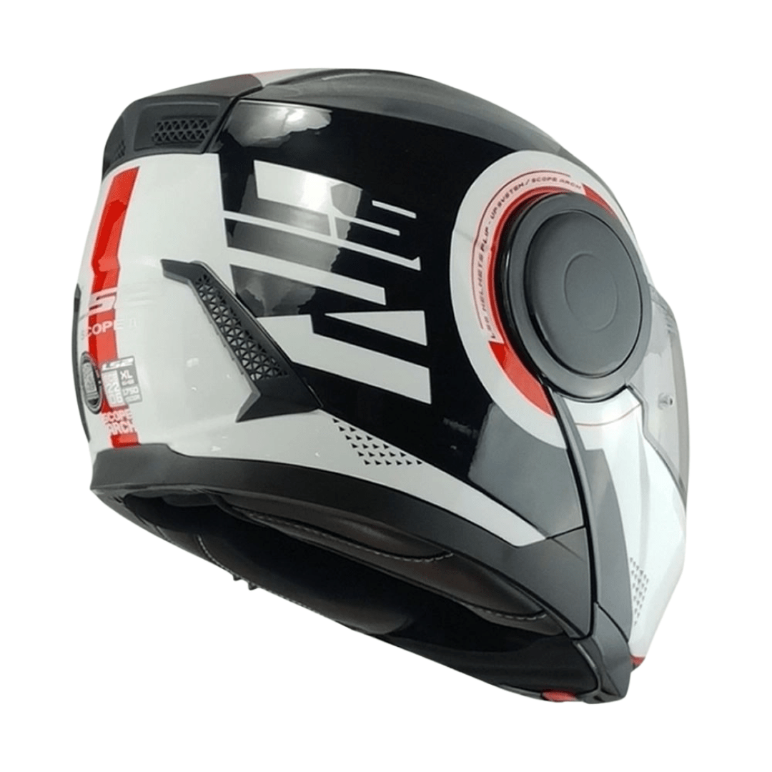 CASCO LS2 ABATIBLE FF902 SCOPE II ARCH WHITE RED3