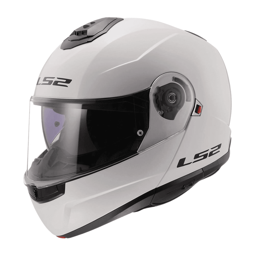 CASCO LS2 ABATIBLE FF908 STROBE II SOLID WHITE1