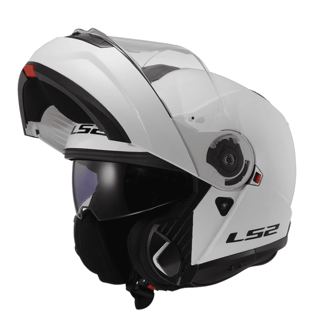 CASCO LS2 ABATIBLE FF908 STROBE II SOLID WHITE2