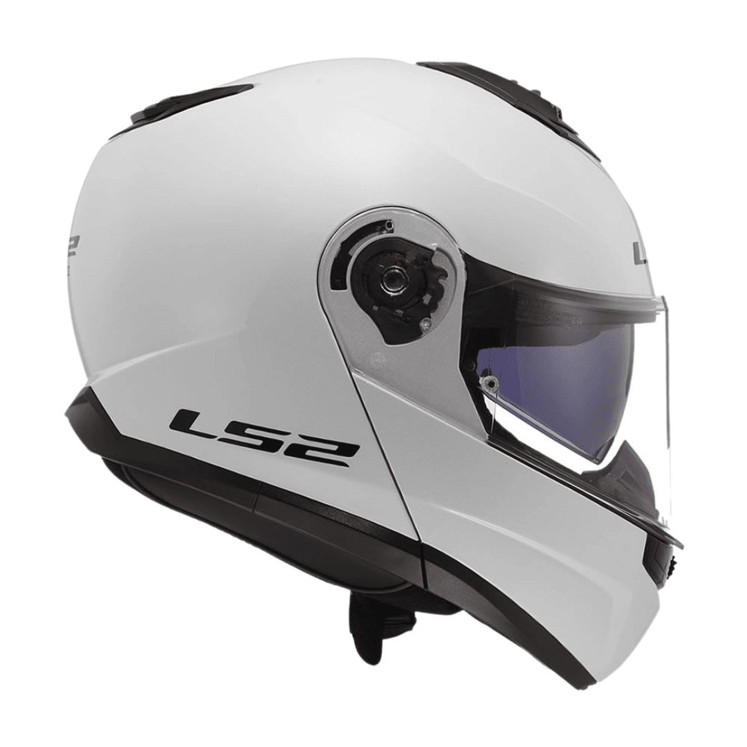 CASCO LS2 ABATIBLE FF908 STROBE II SOLID WHITE4