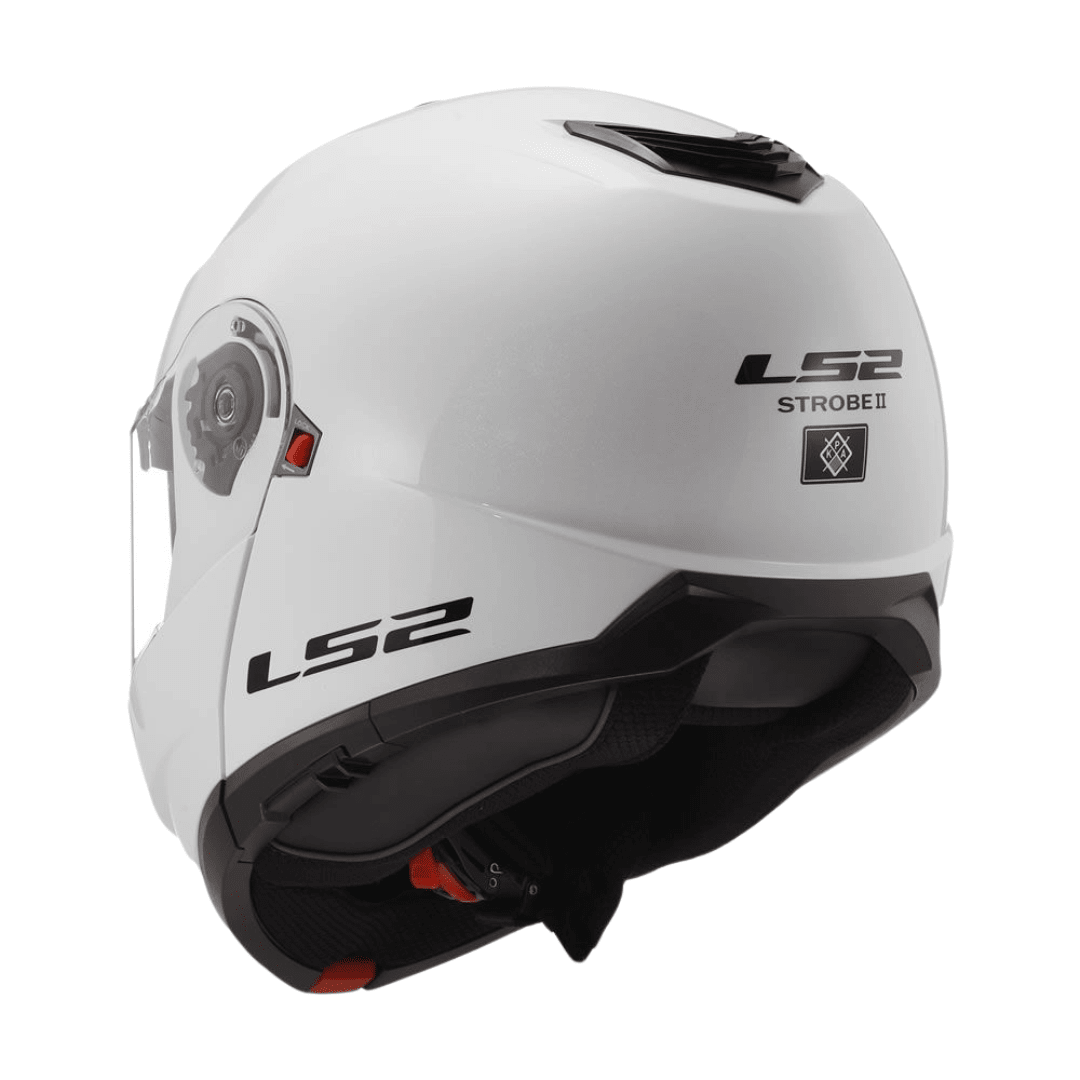 CASCO LS2 ABATIBLE FF908 STROBE II SOLID WHITE7