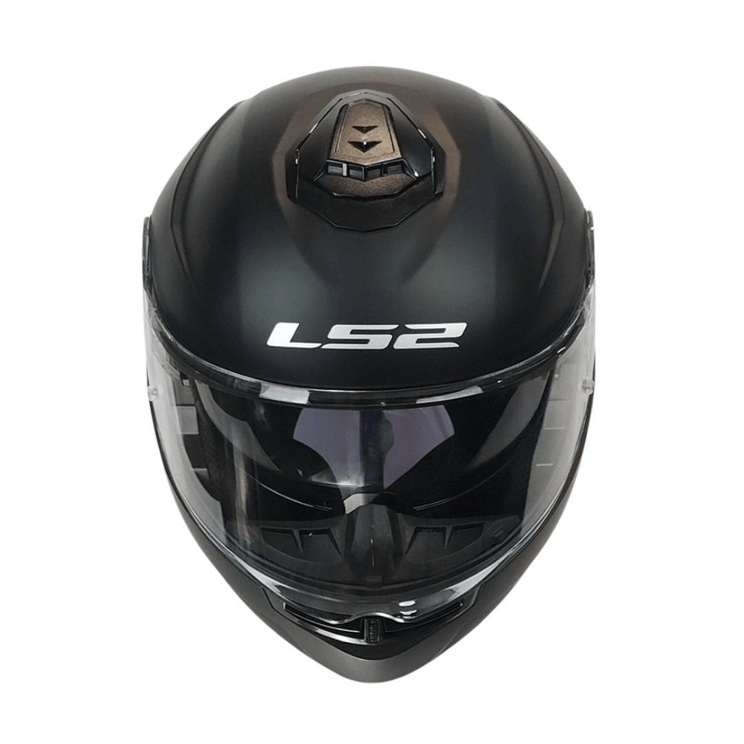 CASCO LS2 ABATIBLE FF908 STROBE II SOLID BLACK MATTE5
