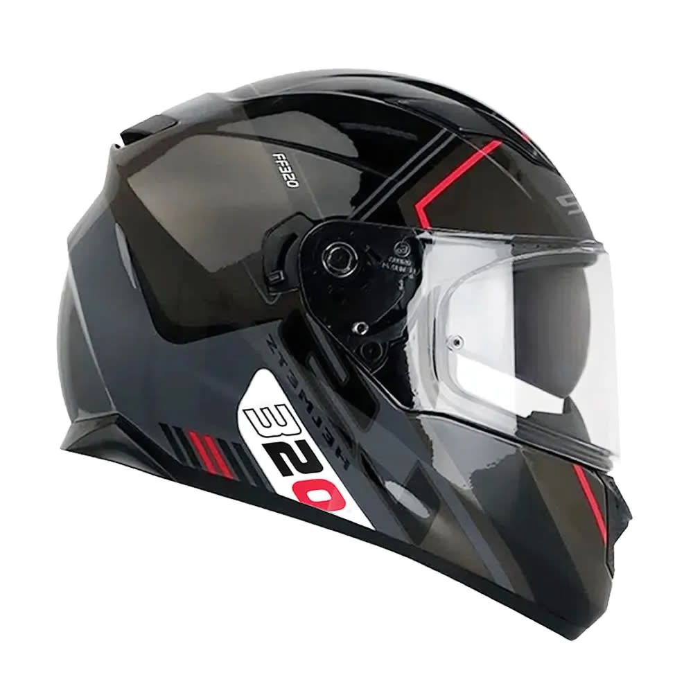 CASCO LS2 FF320 STREAM EVO SCHE GRAY BLACK2