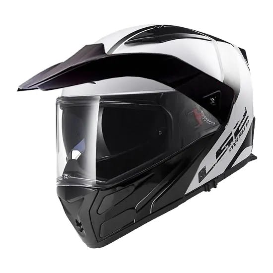 CASCO LS2 FF324 METRO EVO RAPID WHITE BLACK MATTE2