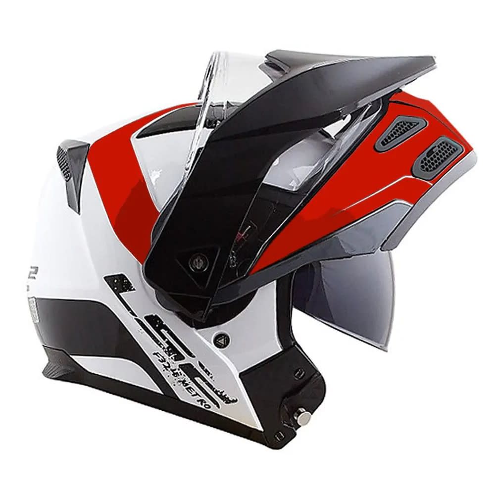 CASCO LS2 FF324 METRO EVO WHITE ORANGE3