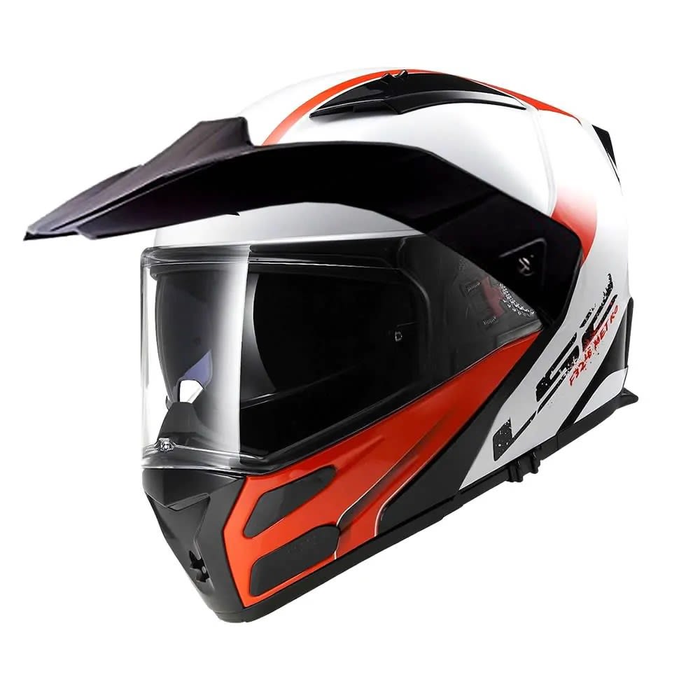 CASCO LS2 FF324 METRO EVO WHITE ORANGE1