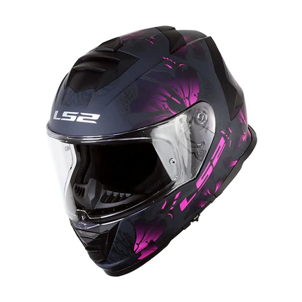 CASCO LS2 FF800 STORM BURST BLACK PURPLE2