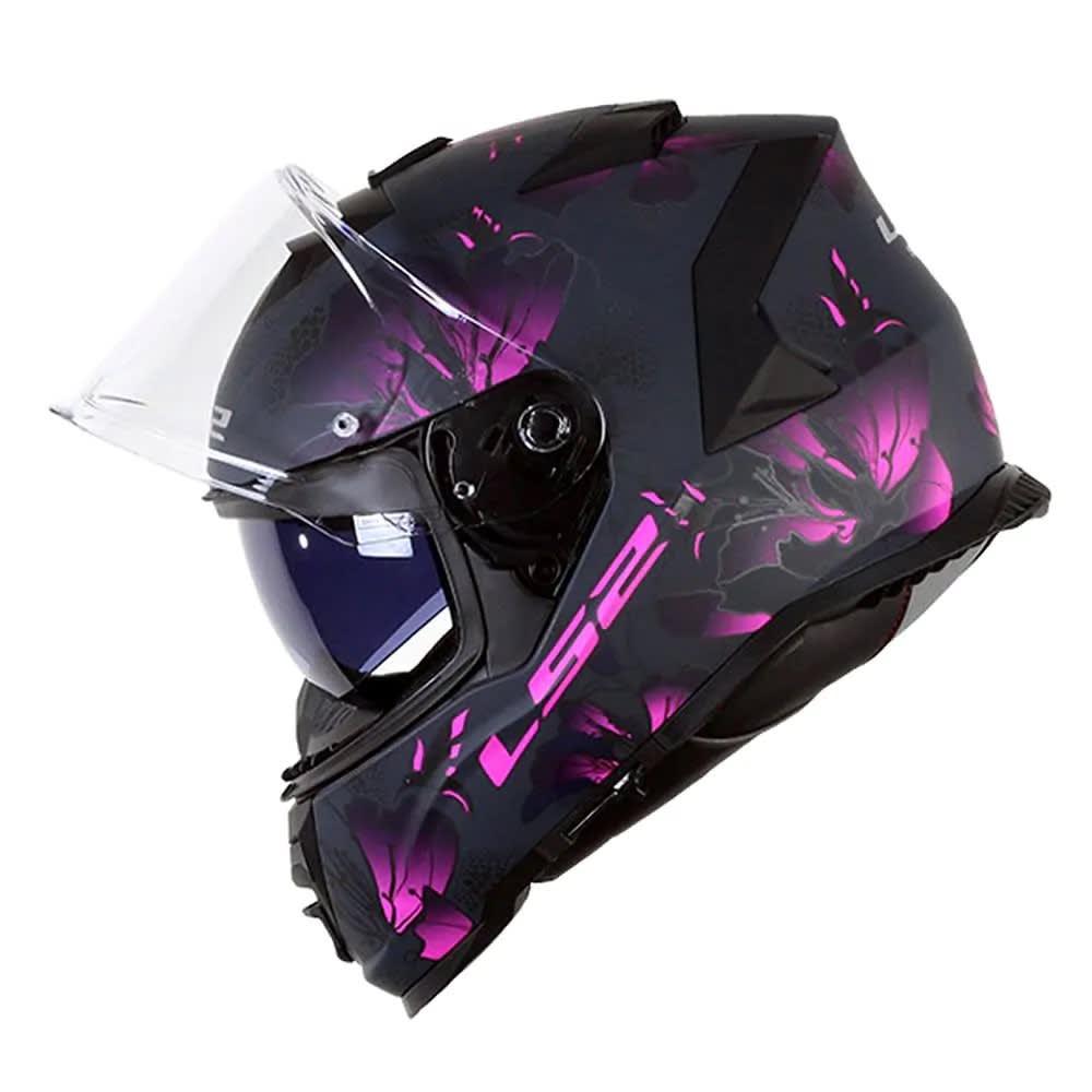 CASCO LS2 FF800 STORM BURST BLACK PURPLE4