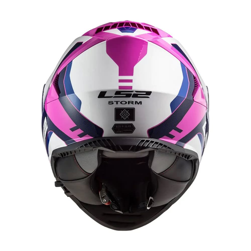 CASCO LS2 FF800 STORM TECHY WHITE PINK5