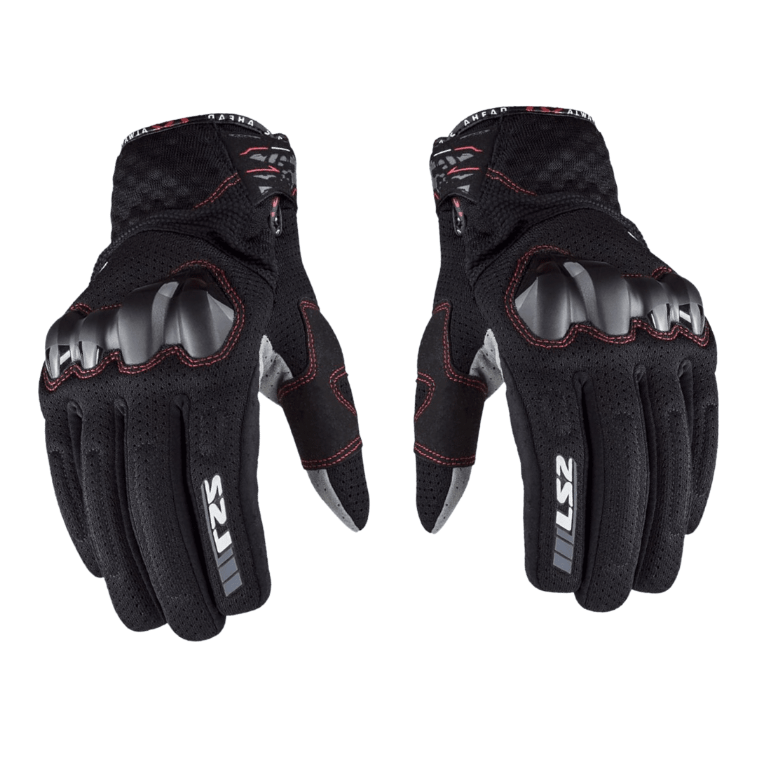 GUANTES LS2 CHAKI BLACK MAN1