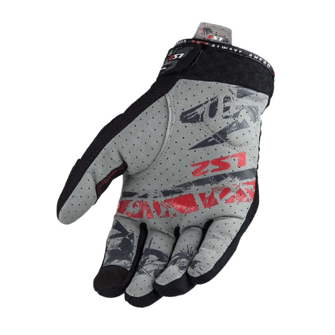 GUANTES LS2 CHAKI BLACK MAN2