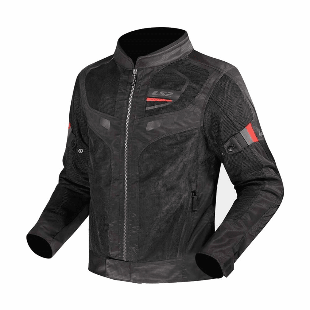CHAQUETA LS2 GARDA AIR BLACK RED1