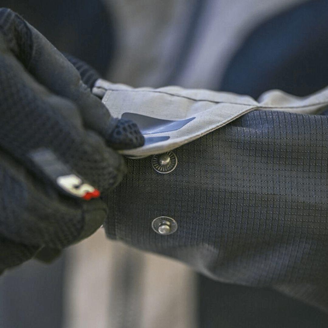 CHAQUETA LS2 GARDA AIR BLACK RED4