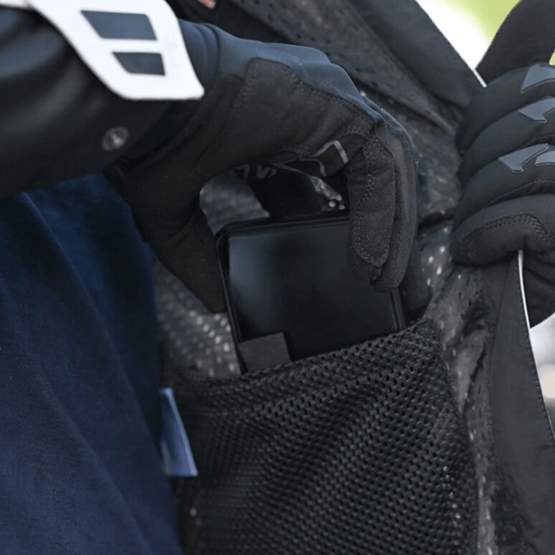 CHAQUETA LS2 GARDA AIR BLACK RED5